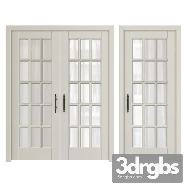 Classic interior doors 8 3D Model Free