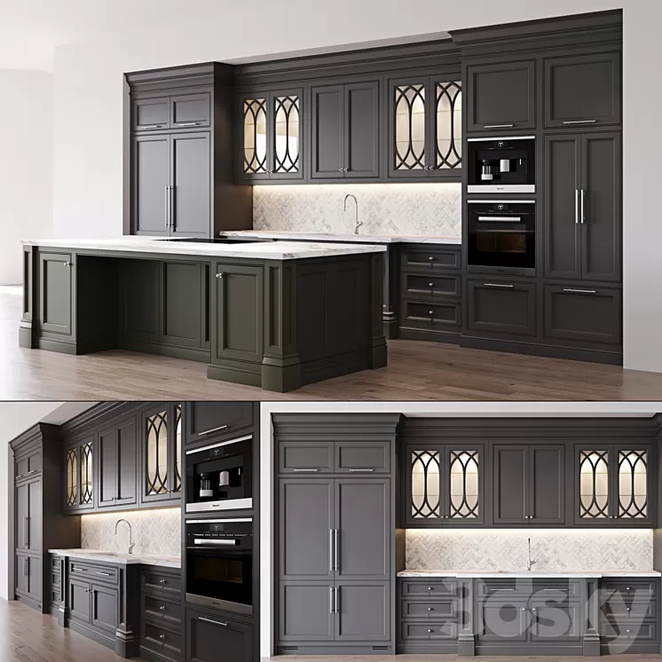 Classic kitchen 2 3D Model