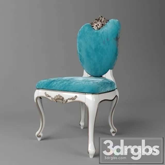 Classic Love Chair 3D Model Free