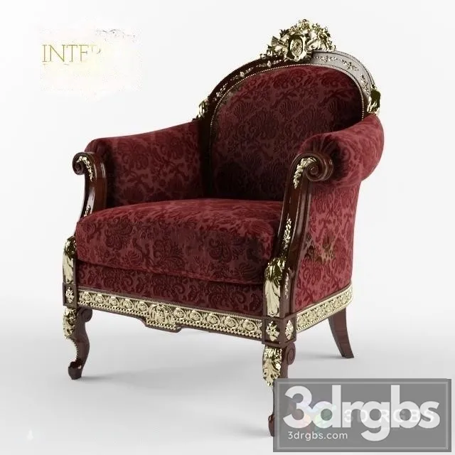 Classic Luxury Armchair 15 3D Model Free
