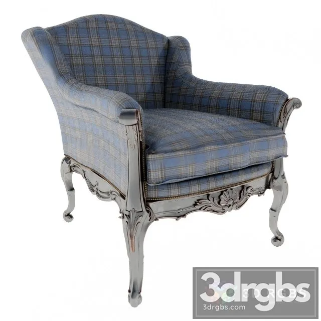 Classic Luxury Armchair 17 3D Model Free