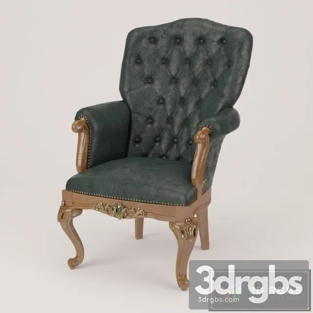 Classic Luxury Armchair 8 3D Model Free