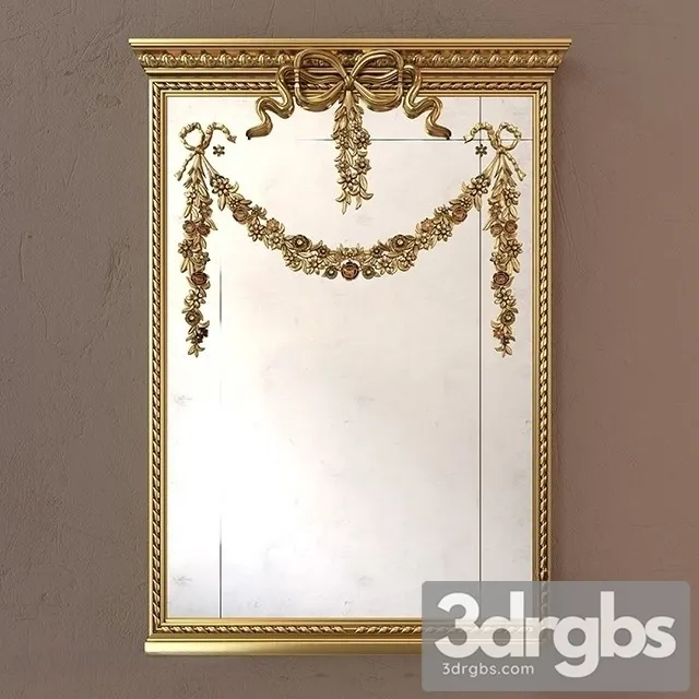 Classic Mirror 05 3D Model Free