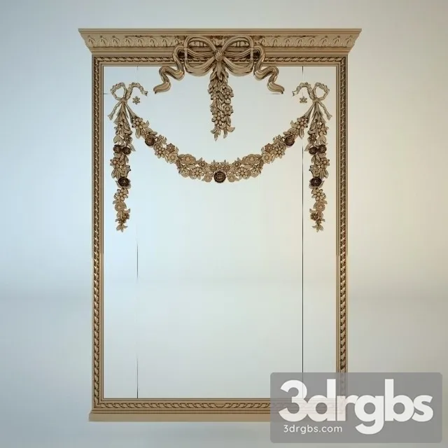 Classic Mirror 06 3D Model Free