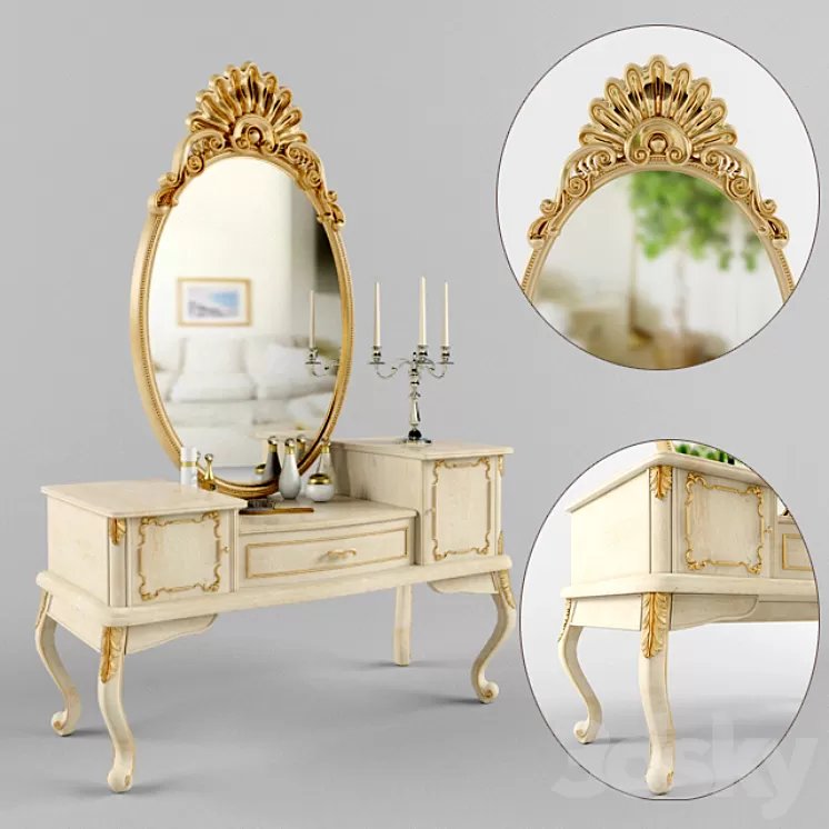 Classic mirror 3D Model