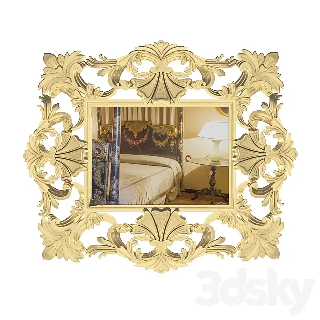 Classic Mirror 3D Model