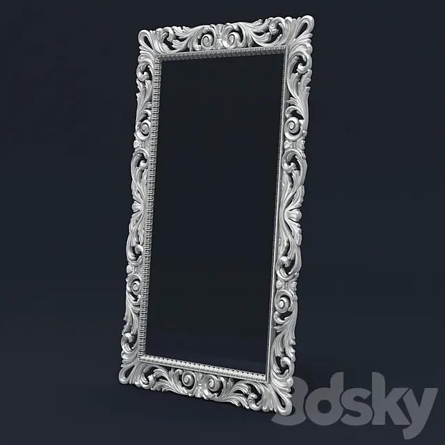 Classic Mirror Frame 3D Model