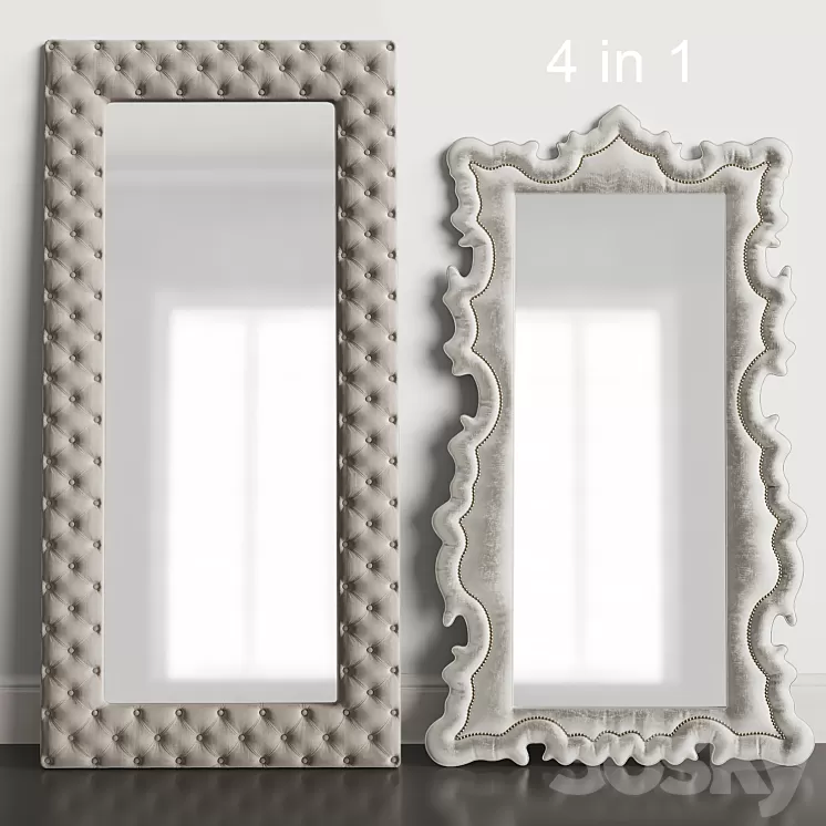 Classic mirror set 3D Model
