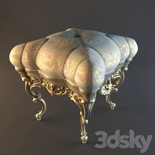 Classic Ottoman 3DModel