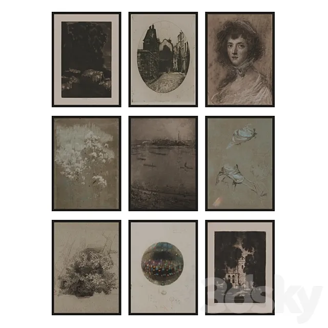 Classic paintings set 52 Free Download