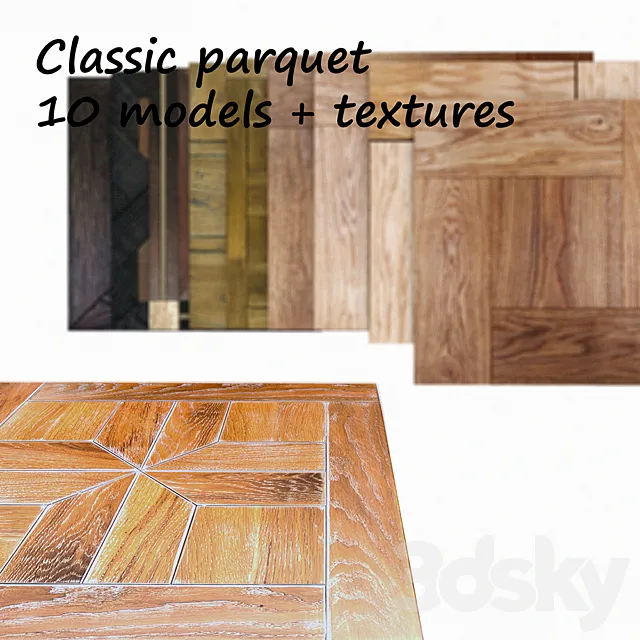 Classic parquet 3DModel