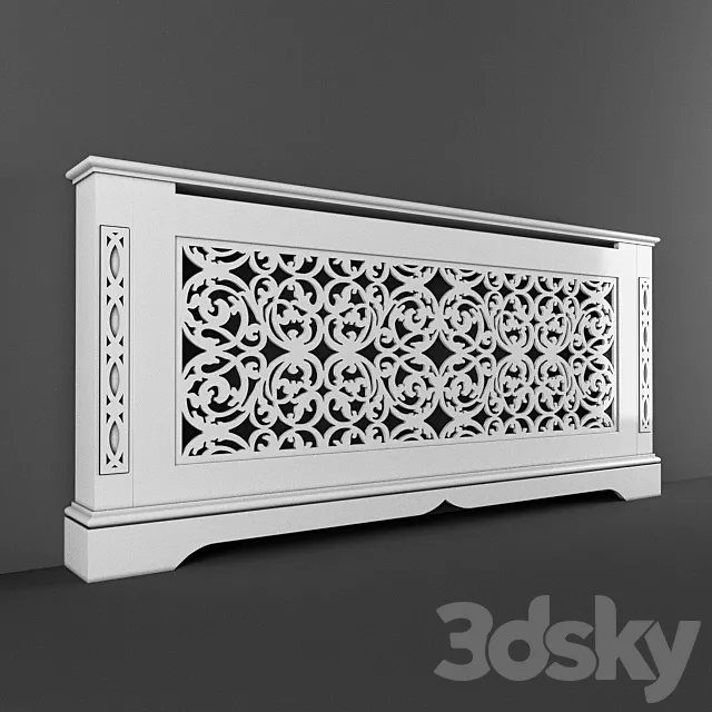 Classic Radiator Cover 101 3DModel