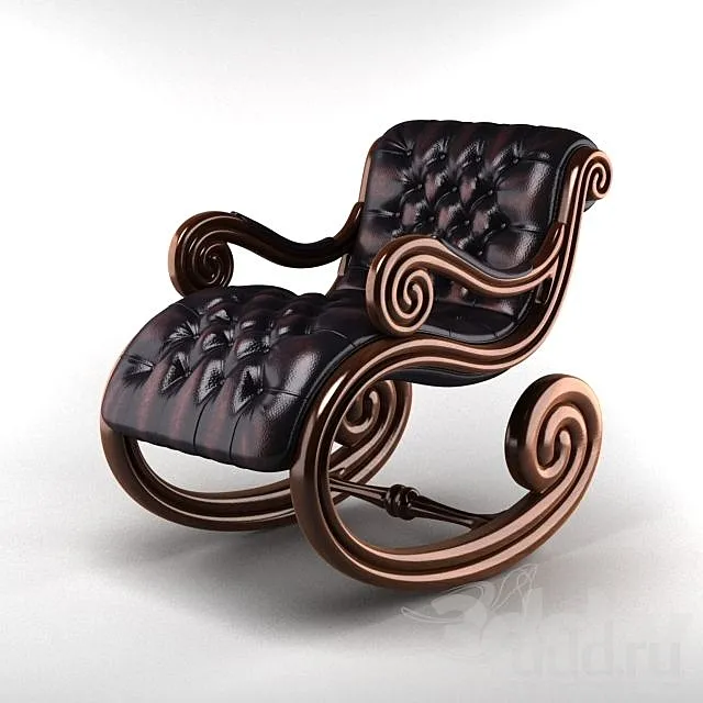 Classic rocking chair 3DModel