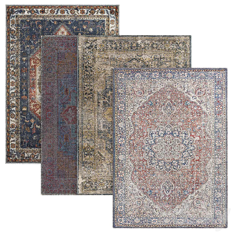 Classic rugs 3D Model Free