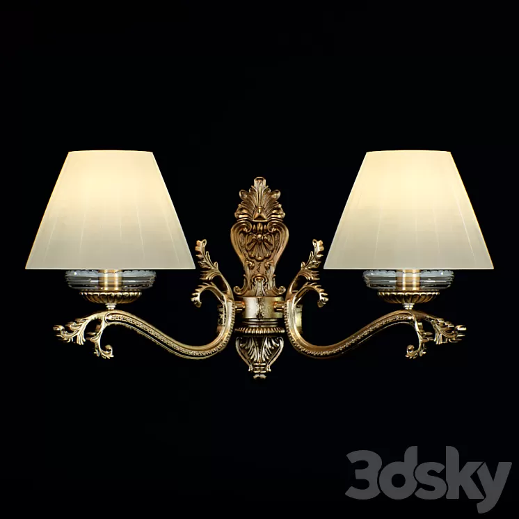 Classic sconces Asti 2 3D Model