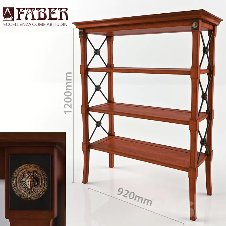 Classic shelving Ludovica 3D Model