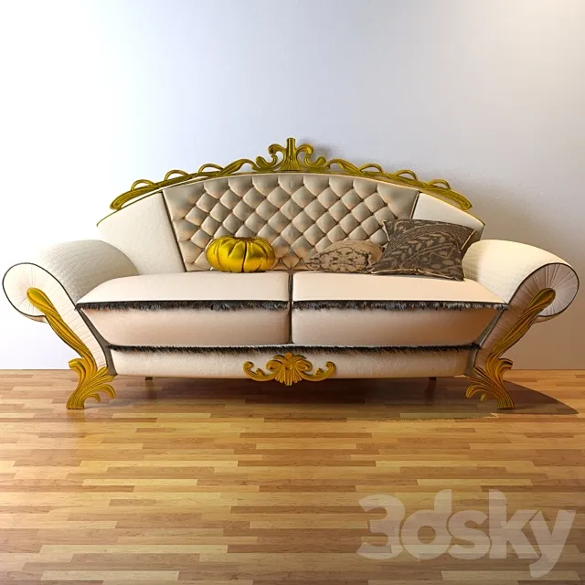 classic sofa 3D Model