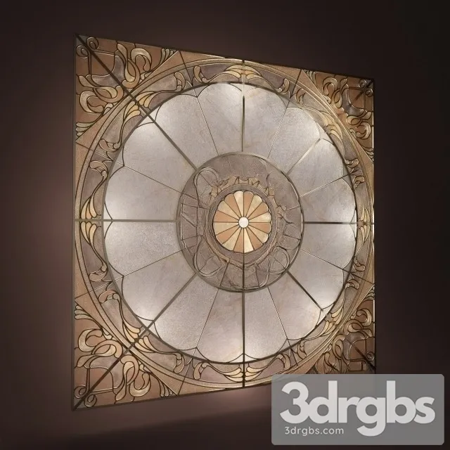 Classic Stained Glass Windows 3D Model Free