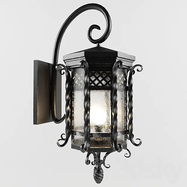 Classic street lighting 3D Model