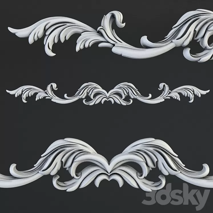 classic stucco 3D Model