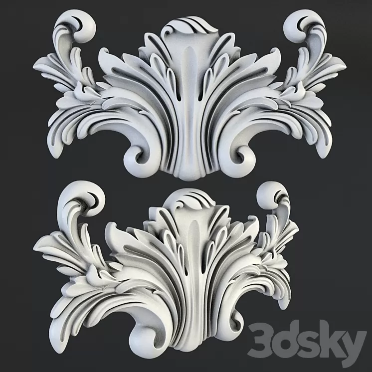 classic stucco 3D Model