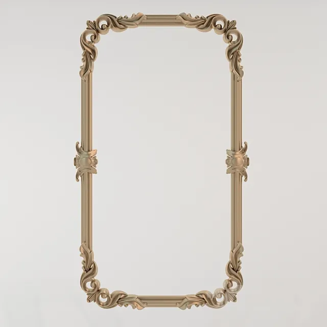 classic stucco frame 3DModel