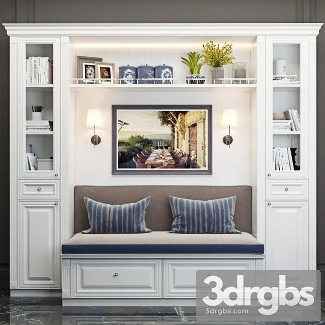 Classic Style Banquet 3D Model Free