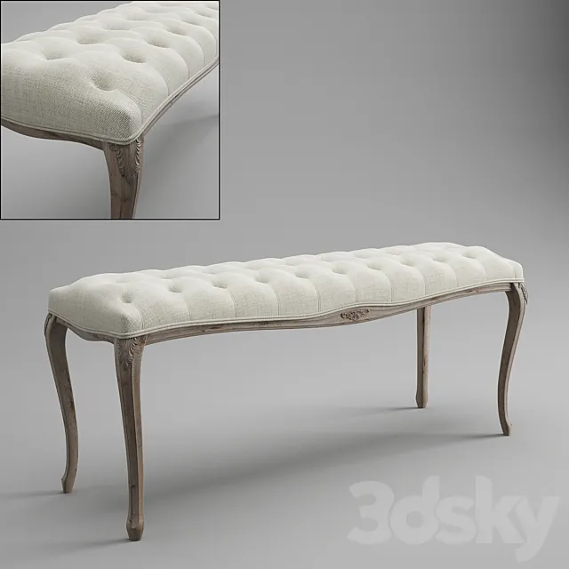 Classic style bench Free Download