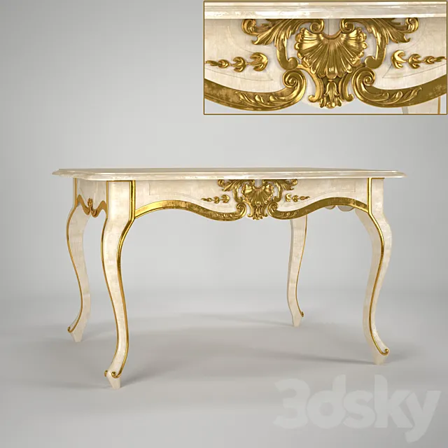 Classic table 3D Model