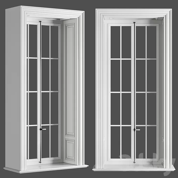Classic window 3D Model