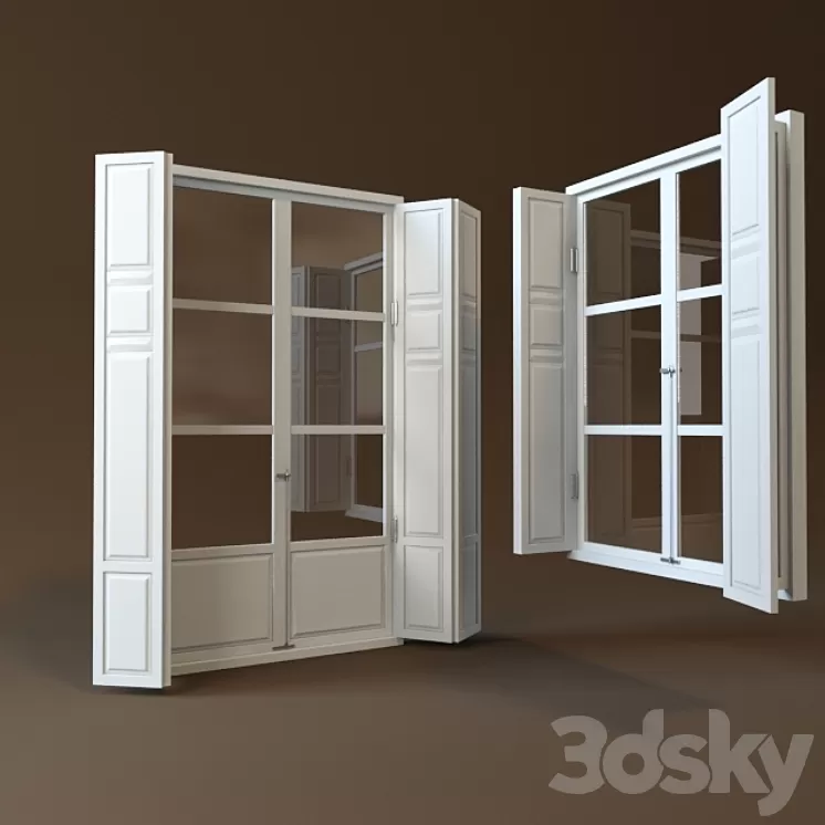 Classic window 3D Model