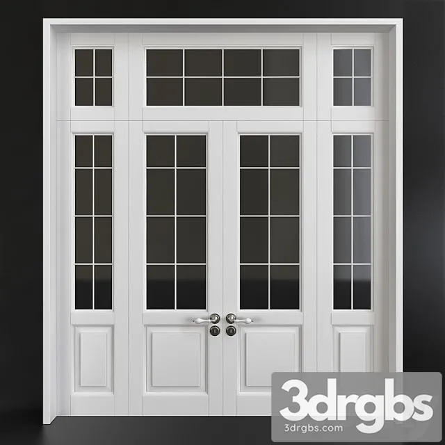 Classic Wooden Door 1 3D Model Free