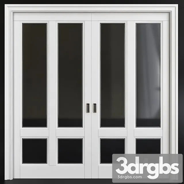 Classic wooden door 2 3D Model Free