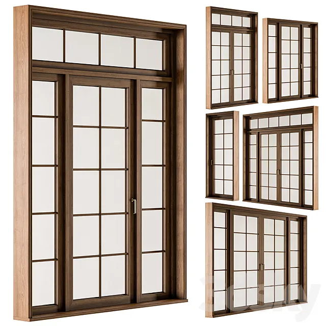 Classic Wooden - Windows Set 25 Free Download