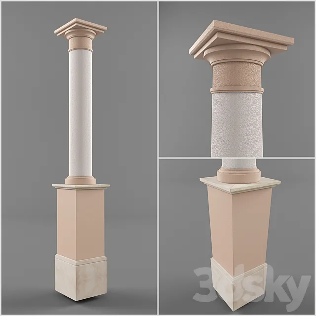 Classical Column 3D Model