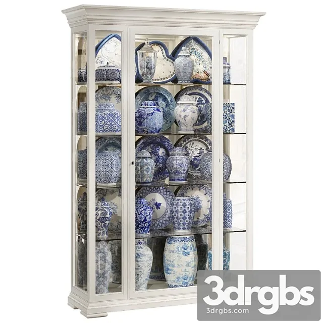 Classical Display Cabinet 1 3D Model Free