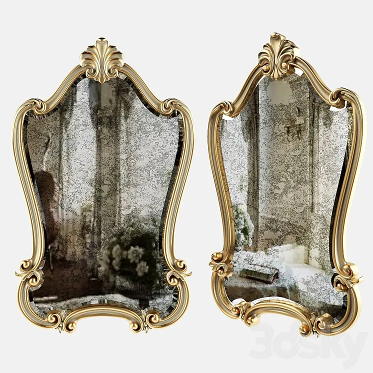 classical mirror 3 3D Model Free