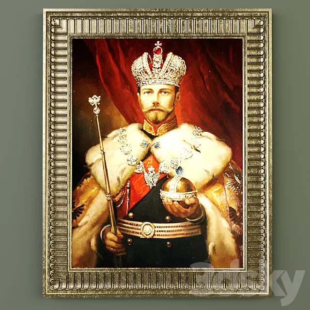 Classical picture 3DModel