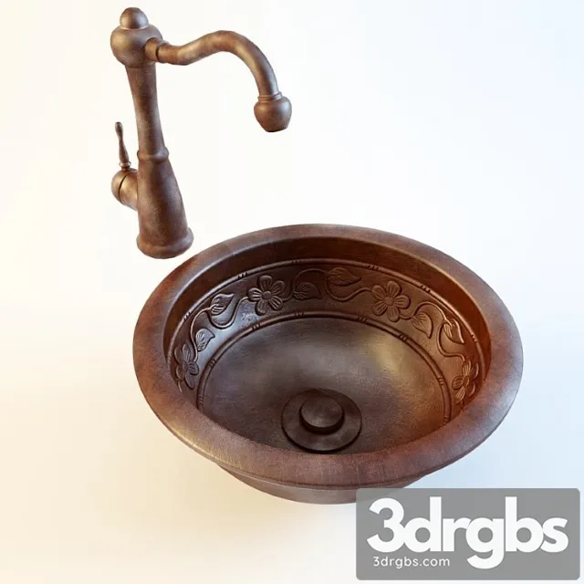 Classical Washbasins 3D Model Free
