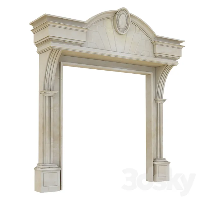 classice entrance 3D Model