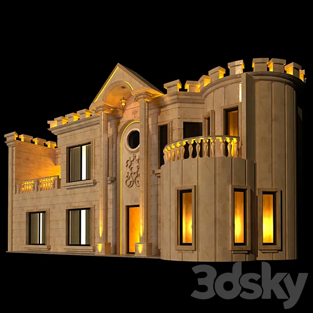 Classik building 3D Model