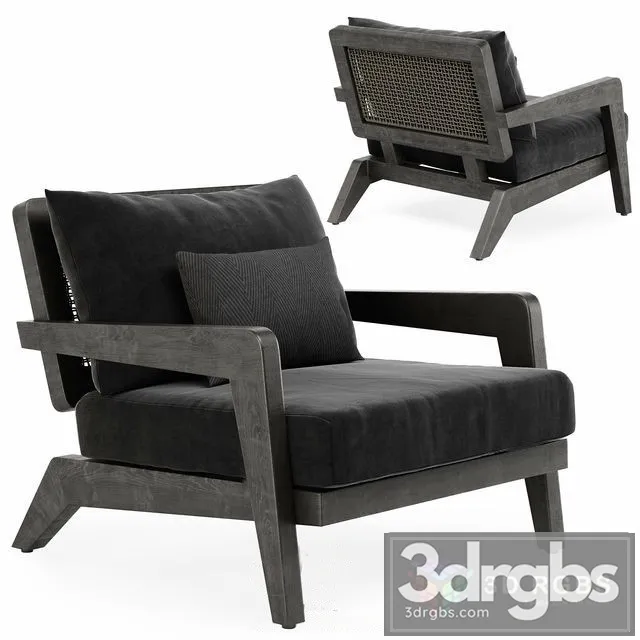 Claude Lounge Chair 3D Model Free
