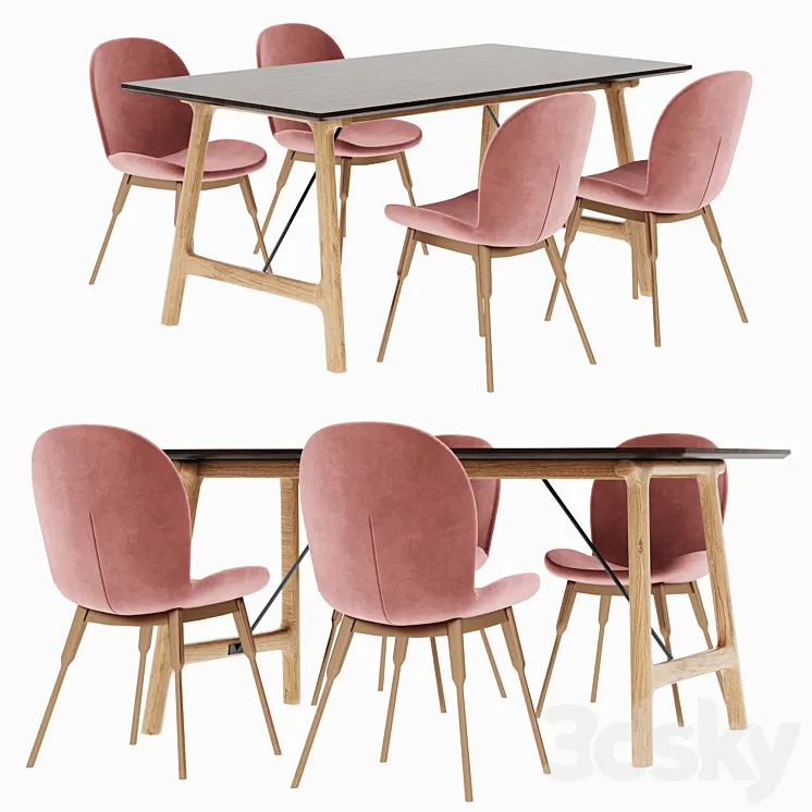 Claudia and klara 3D Model Free