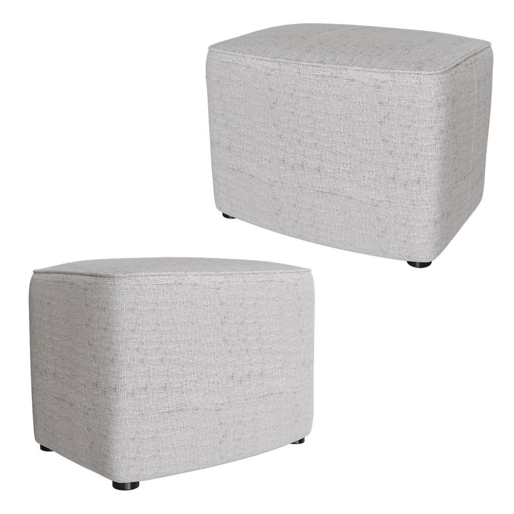 Claudie design - Footstool Imperia 3D Model