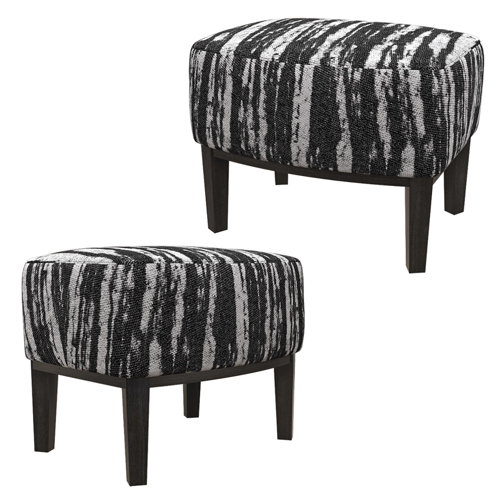 Claudie design - Footstool Savona 3D Model
