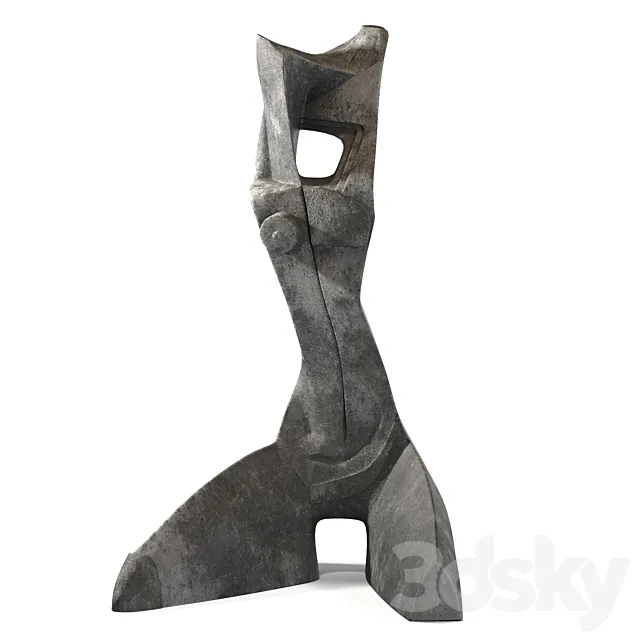 Claudio Nicoli - Nude geometric - Sculpture 3D Model