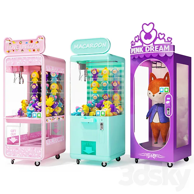 claw machine 3D Model