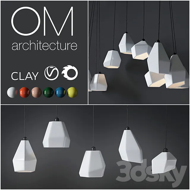 Clay - OM Architecture Lamp 3DModel