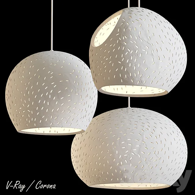 Claylight Pendants 3D Model