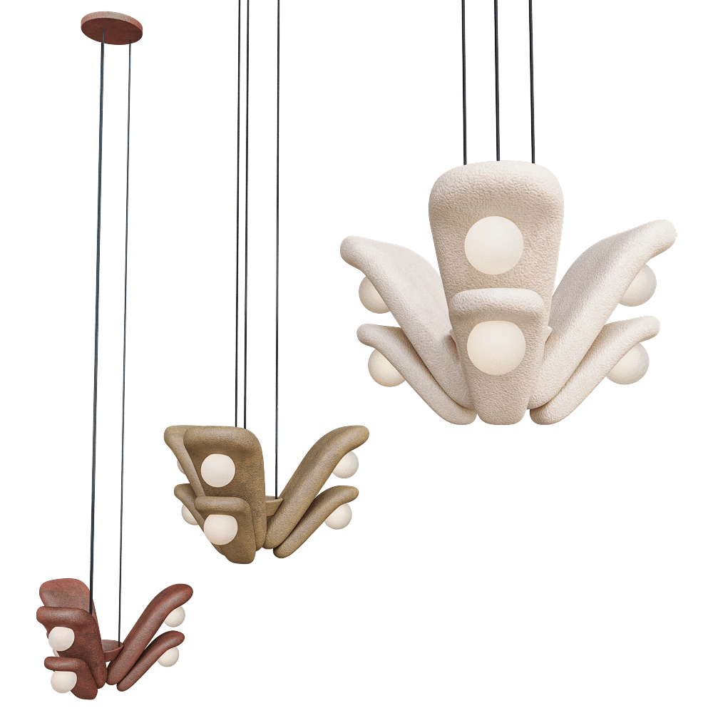 Clayp  - Pendant light Scoence Small 3D Model